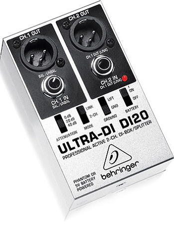 Behringer DI20 Активный DI-box/ сплиттер