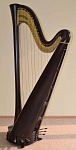 Фото:Resonace Harps 19002-C19 Арфа педальная, прямая дека, 46 струн, махагони