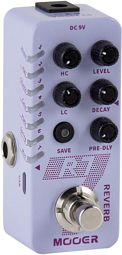 Mooer R7 Reverb Цифровой ревербератор для гитары