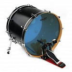Фото:Evans BD22HB Hyaulic Blue Пластик для бас-барабана 22"