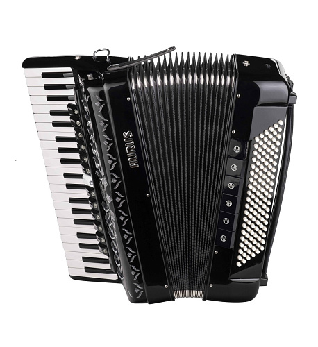 Aurus JH2012A-BLACK Аккордеон 41/120/13+6+1, черный, с футляром