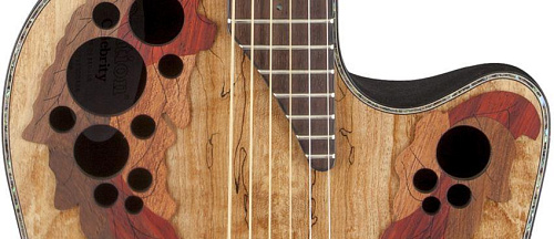Ovation CE44P-SM Celebrity Elite Plus Mid Cutaway Natural Spalted Maple
Электроакустическая гитара