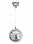 Фото:Eurolite LED Mirror Ball 20 cm with motor FC Зеркальный шар