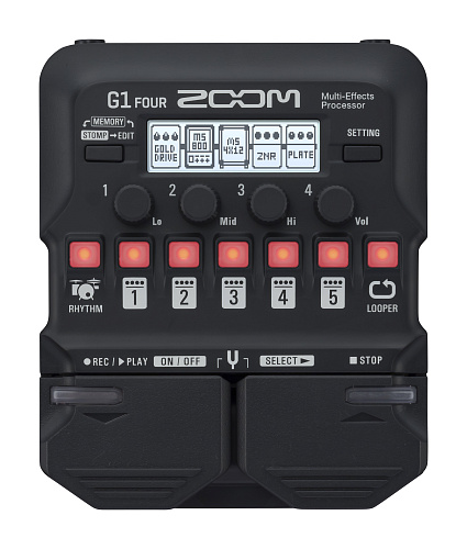 Zoom G1 FOUR Гитарный процессор мультиэффектов