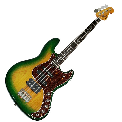 INVASION JB370/JGB   бас-гитара, цвет зелёный