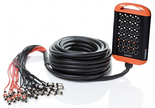 BESPECO XTRA1608L50 Мультикор 50 метров (кабель CVM), 16 входов (XLR F), 8 выхода (XLR M)