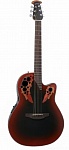 Фото:Ovation CE44-RRB Celebrity Elite Mid Cutaway Reversed Redburst Электроакустическая гитара