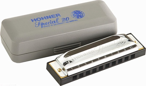 HOHNER Special 20 560/20 A (M560106X). Диатоническая губная гармошка. Доступ на 30 дней к бесплатным урокам