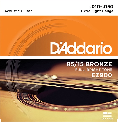 D'Addario EZ900 AMERICAN BRONZE 85/15    , 10-50