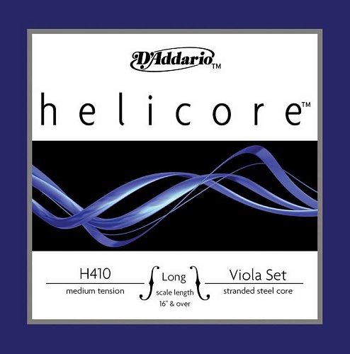 D'Addario H410-LM Helicore Комплект струн для альта полного размера, среднее натяжение
