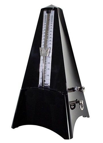 Wittner 856261TL Tower-Line Метроном механический, пластиковый, черный
