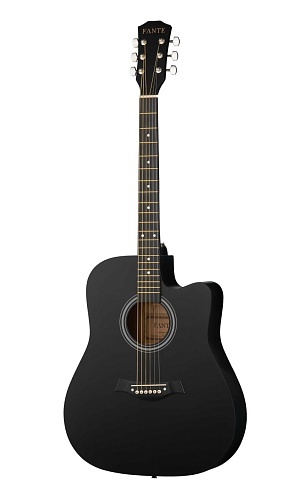 Fante FT-221-BK Акустическая гитара, с вырезом, черная