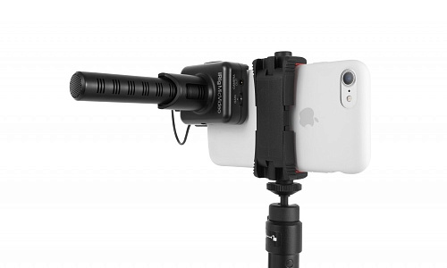 IK Multimedia iRig-Mic-Video-Bundle Микрофон "пушка" и штатив для мобильных устройств