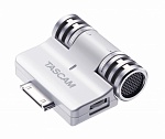 Фото:Tascam iM2W Конденсаторный стерео микрофон для подключения к iPhone, iPad и iPod, белый