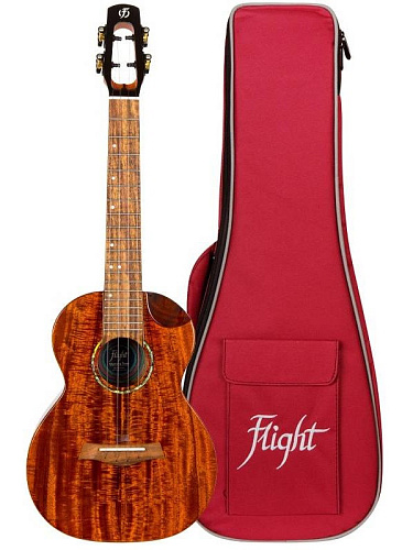 Flight Mustang Tenor EQ-A Укулеле тенор с активным звукоснимателем, чехол