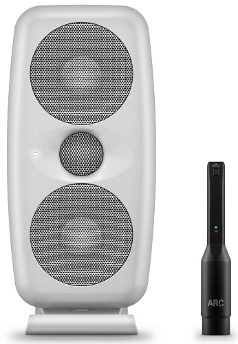 IK MULTIMEDIA iLoud MTM White Студийный монитор, 100 Вт,  DSP, ARC System, микрофон