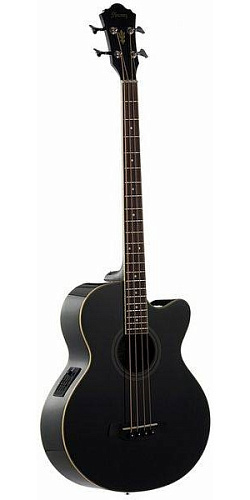 Ibanez AEB8E Black Электроакустическая бас-гитара, цвет черный
