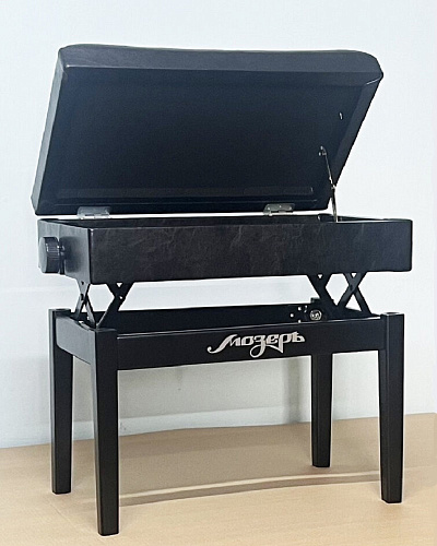 Мозеръ BPM-55/BK Банкетка для пианино или рояля деревянная, черная