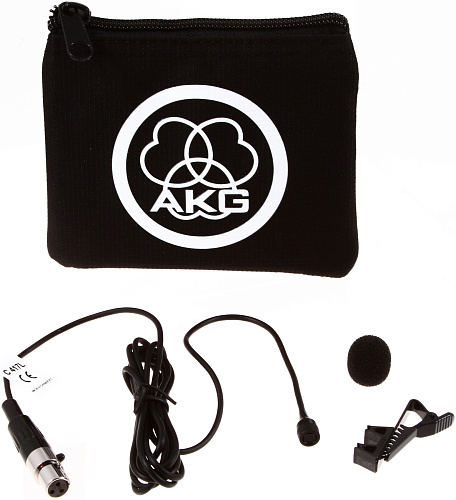 AKG C417L Петличный конденсаторный всенаправленный микрофон, L-разъём, цвет черный