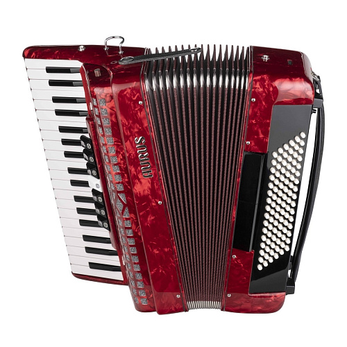 Aurus JH2017-RED Аккордеон 37/96/7/2, красный, с футляром