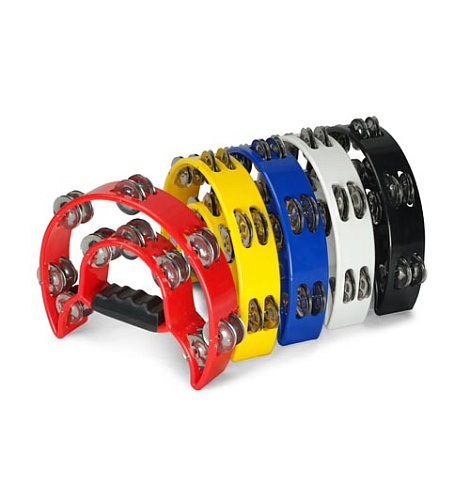 Dadi MT01 Тамбурин двойной полумесяц, пластиковый, 20 пар бубенцов