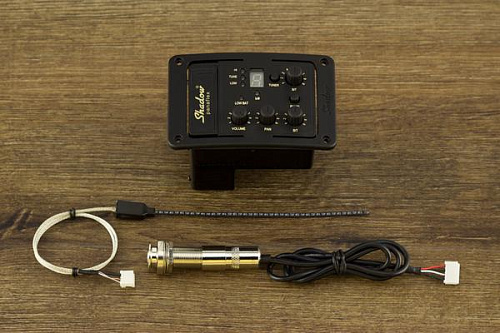 SH4012C PanaFlex Звукосниматель и предусилитель для классической гитары, 6 датчиков, Shadow