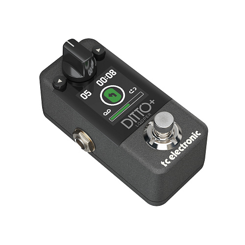 TC Electronic DITTO+ LOOPER Гитарный лупер с цветным дисплеем и внутренней памятью