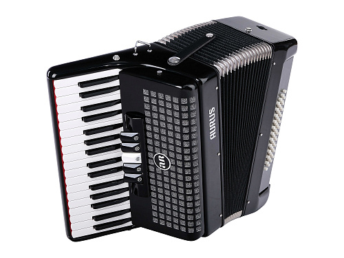 Aurus JH2005-BLACK Аккордеон 34/48/5, черный, с футляром