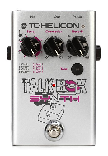 TC Helicon Talkbox Synth Напольная гитарно-вокальная педаль эффекта вокодера и синтезатора
