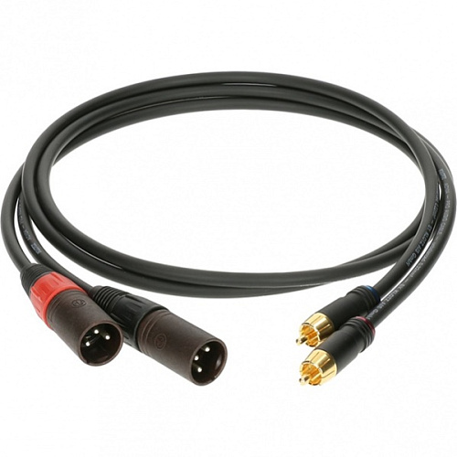 Klotz AL-RM0300 Акустический кабель RCA-XLRm, 3м, 2шт