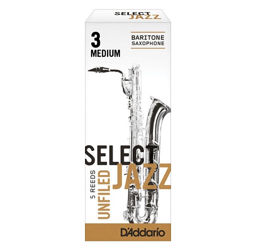 Rico RRS05BSX3M Select Jazz Unfiled    ,  3,  (Medium), 5 