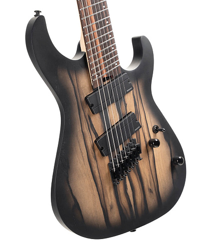 Cort KX507MS-Pale-Moon-NBB KX Series Электрогитара мультимензурная 7-струнная, черная