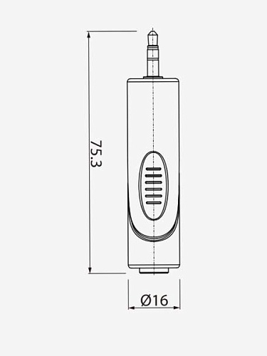 Roxtone RPAN220 Переходник 6.3 mm stereo Female Jack - 3,5 stereo Male Jack