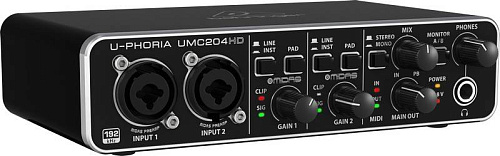 Behringer UMC204HD USB-аудиоинтерфейс