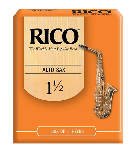 Rico RJA1015 Трости для саксофона альт, размер 1.5, 10 шт