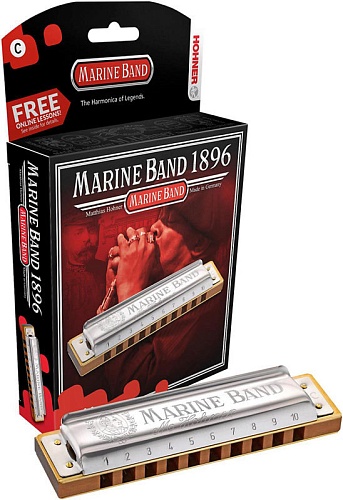 HOHNER Marine Band 1896/20 Ab (M1896096X). Диатоническая губная гармоника. Доступ на 30 дней к бесплатным урокам