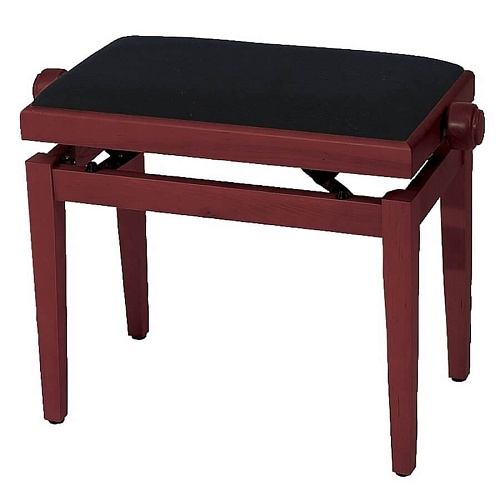 GEWA FX Piano Bench Cherry Tree Matt Black Seat   