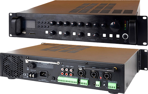 SVS Audiotechnik MA-120 PRO Радиоузел трансляционный на 4 регулируемых зоны, 120 Вт