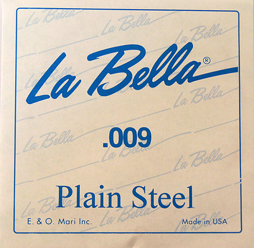 La Bella PS009 Отдельная струна, без оплетки, 009***