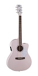 Фото:Cort Jade-Classic-PPOP-bag Jade Series Электроакустическая гитара, розовая, с чехлом