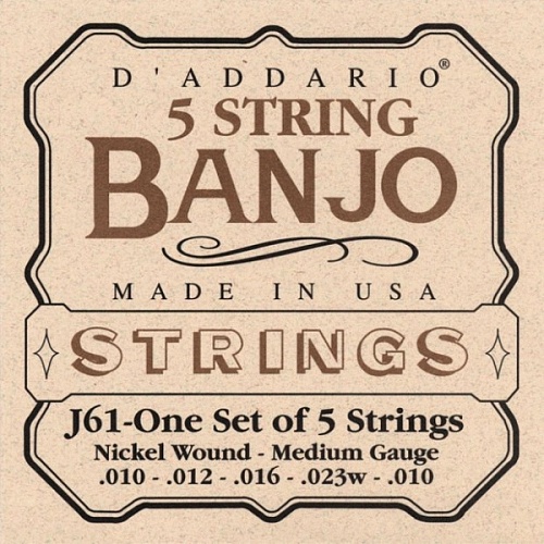D'Addario J61 Струны для банджо