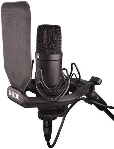 RODE NT1 Kit Комплект: студийный микрофон NT1, крепление на стойку, поп-фильтр SMR
