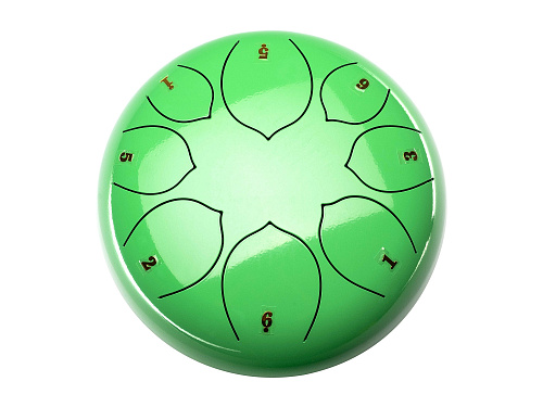 Foix FTD-108F-GR Глюкофон, 25 см, Фа мажор, зеленый