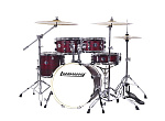 Фото:Ludwig LC196-5 Accent Pro Барабанная установка, бордовая, 2 коробки