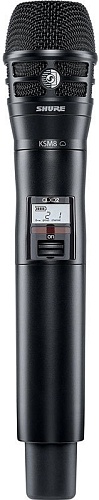 SHURE QLXD2/K8B G51 Ручной передатчик серии QLXD с капсюлем микрофона KSM8