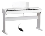 Фото:Orla Stage-Studio-White-Satin Цифровое пианино, белое, со стойкой