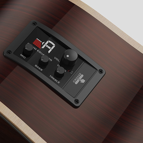 Cherub GS-4M Звукосниматель с микрофоном и эквалайзером для акустической гитары