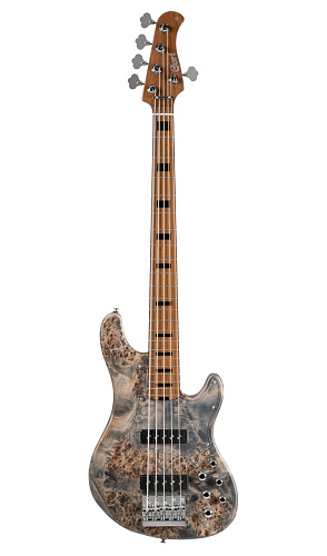 Cort GB-Modern-5-OPCG GB Series Бас-гитара 5-струнная, серая, с чехлом