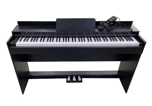 Aramius APO-160 MBK Пианино цифровое с крышкой, стойка, педали, корпус дерево, цвет черный