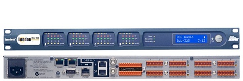 BSS BLU-325 Аудио-матрица без процессора, шасси. BLU-link, AVB